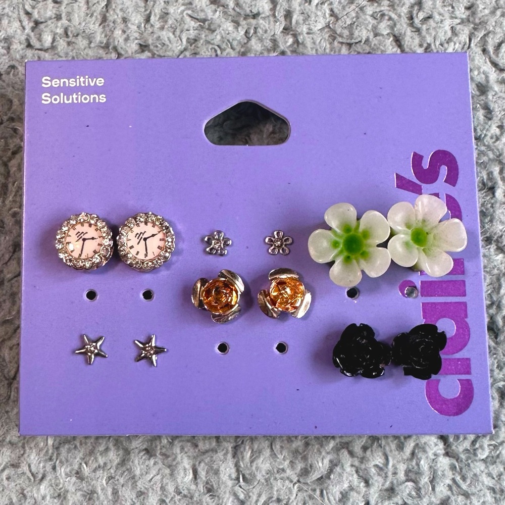 Lot of 6 pairs of earrings